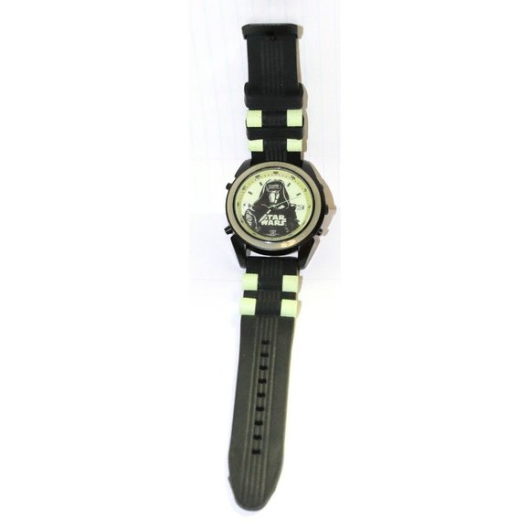 Star Wars Watch Darth Vader Lucasfilm LTD Accutime Watch Co. Rare New Batt - Picture 1 of 7